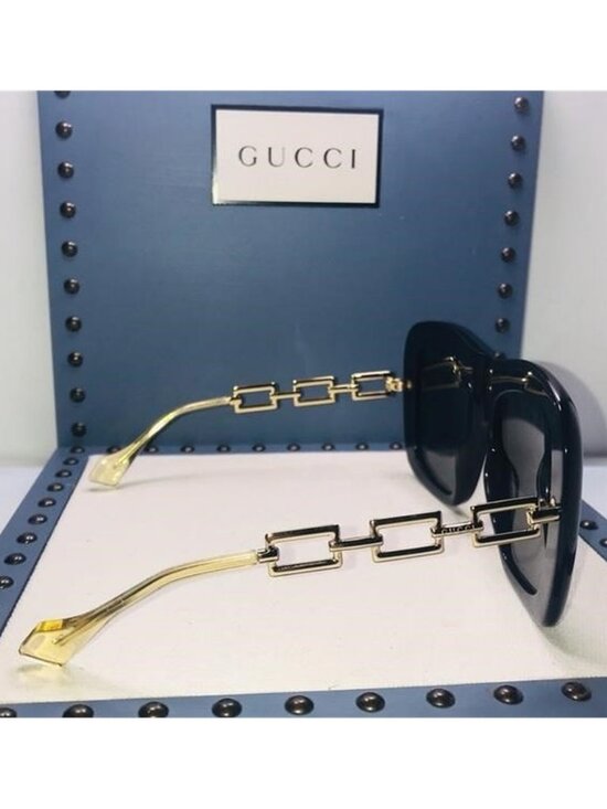 Black Grey Square Ladies Gg0499s 001 54 Sunglasses main image 7